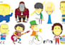 illustrate and animate cartoon characters